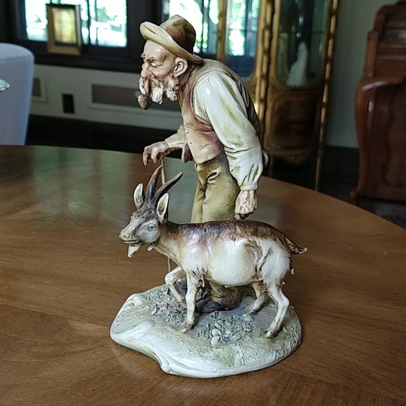 A. Borsato Other - Vintage, Antonio Borsato, Old man and goat.